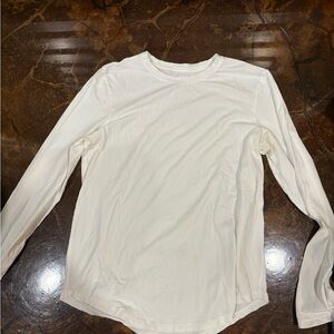 Lululemon White Long Sleeve Shirt